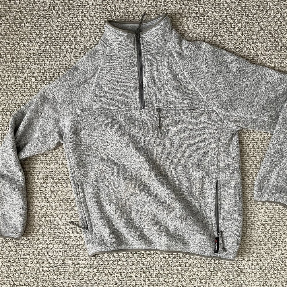 J. Crew Nordic Men's M Half-zip Polartec Fleece Pullover